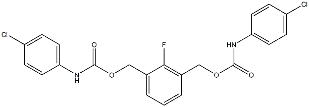 3-({[(4-chloroanilino)carbonyl]oxy}methyl)-2-fluorobenzyl N-(4-chlorophenyl)carbamate