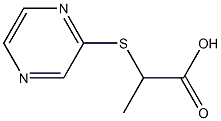 2-(2-pyrazinylsulfanyl)propanoic acid Structure