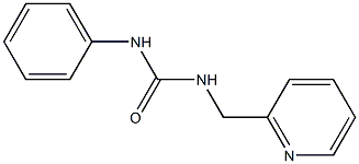 N-phenyl-N'-(pyridin-2-ylmethyl)urea 结构式