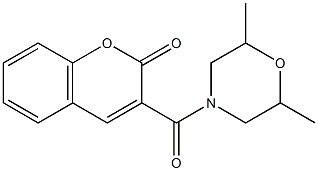 3-[(2,6-dimethylmorpholino)carbonyl]-2H-chromen-2-one|