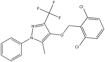 4-[(2,6-dichlorobenzyl)oxy]-5-methyl-1-phenyl-3-(trifluoromethyl)-1H-pyrazole