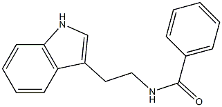 N-[2-(1H-indol-3-yl)ethyl]benzenecarboxamide,,结构式