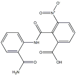 2-{[2-(aminocarbonyl)anilino]carbonyl}-3-nitrobenzoic acid