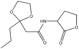 N-(2-oxotetrahydro-3-furanyl)-2-(2-propyl-1,3-dioxolan-2-yl)acetamide|