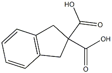 Indane-2,2-dicarboxylic acid 结构式