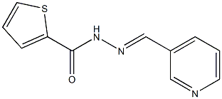 N'-[(E)-3-pyridinylmethylidene]-2-thiophenecarbohydrazide Structure