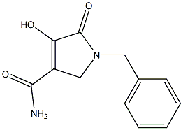 1-benzyl-4-hydroxy-5-oxo-2,5-dihydro-1H-pyrrole-3-carboxamide Structure