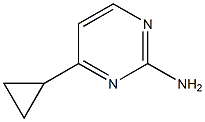 4-cyclopropyl-2-pyrimidinamine Structure