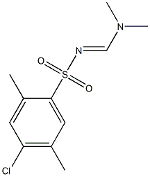 N1-[(dimethylamino)methylidene]-4-chloro-2,5-dimethylbenzene-1-sulfonamide Structure