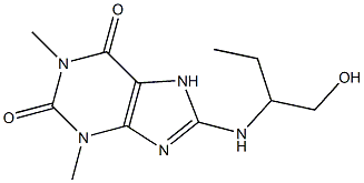 8-{[1-(hydroxymethyl)propyl]amino}-1,3-dimethyl-2,3,6,7-tetrahydro-1H-purine-2,6-dione