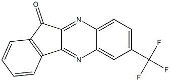 7-(trifluoromethyl)-11H-indeno[1,2-b]quinoxalin-11-one,,结构式