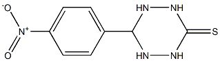 6-(4-nitrophenyl)-1,2,4,5-tetraazinane-3-thione Structure