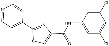  N-(3,5-dichlorophenyl)-2-(4-pyridinyl)-1,3-thiazole-4-carboxamide