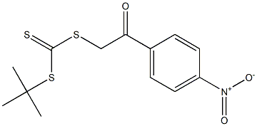 tert-butyl {[2-(4-nitrophenyl)-2-oxoethyl]thio}methanedithioate|