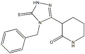 3-(4-benzyl-5-thioxo-4,5-dihydro-1H-1,2,4-triazol-3-yl)piperidin-2-one