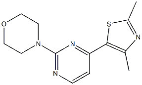 4-[4-(2,4-dimethyl-1,3-thiazol-5-yl)pyrimidin-2-yl]morpholine