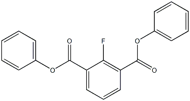 diphenyl 2-fluoroisophthalate 化学構造式