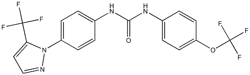 N-[4-(trifluoromethoxy)phenyl]-N'-{4-[5-(trifluoromethyl)-1H-pyrazol-1-yl]phenyl}urea