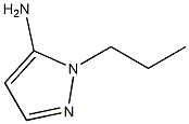1-propyl-1H-pyrazol-5-amine 结构式