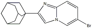 2-(1-adamantyl)-6-bromoimidazo[1,2-a]pyridine Struktur