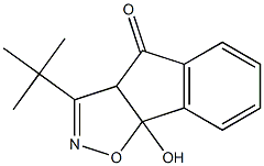 3-(tert-butyl)-8b-hydroxy-3a,8b-dihydro-4H-indeno[2,1-d]isoxazol-4-one 结构式