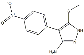 3-Amino-5-methylthio-4-(4-nitrophenyl)pyrazole