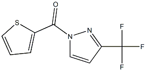 2-thienyl[3-(trifluoromethyl)-1H-pyrazol-1-yl]methanone Structure