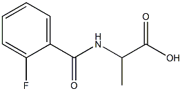 2-[(2-fluorobenzoyl)amino]propanoic acid