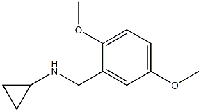 N-(2,5-dimethoxybenzyl)cyclopropanamine Struktur