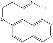 2,3-dihydro-1H-benzo[f]chromen-1-one oxime Structure