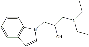 1-(diethylamino)-3-(1H-indol-1-yl)propan-2-ol