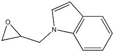 1-(oxiran-2-ylmethyl)-1H-indole Struktur