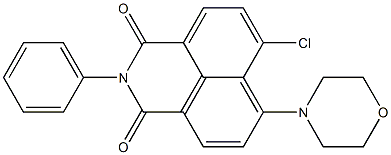  6-chloro-7-morpholino-2-phenyl-2,3-dihydro-1H-benzo[de]isoquinoline-1,3-dione