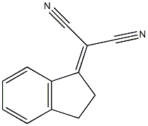 2-(2,3-dihydro-1H-inden-1-yliden)malononitrile Struktur