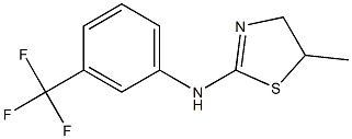 N2-[3-(trifluoromethyl)phenyl]-5-methyl-4,5-dihydro-1,3-thiazol-2-amine Structure