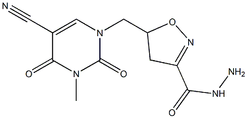 5-{[5-cyano-3-methyl-2,4-dioxo-3,4-dihydro-1(2H)-pyrimidinyl]methyl}-4,5-dihydro-3-isoxazolecarbohydrazide