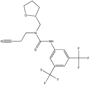 N-(2-cyanoethyl)-N'-[3,5-di(trifluoromethyl)phenyl]-N-tetrahydrofuran-2-ylmethylthiourea
