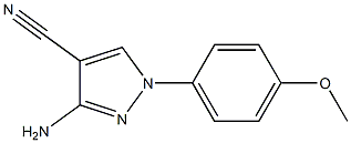 3-amino-1-(4-methoxyphenyl)-1H-pyrazole-4-carbonitrile