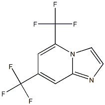 5,7-bis(trifluoromethyl)imidazo[1,2-a]pyridine Structure