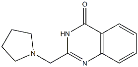 2-(tetrahydro-1H-pyrrol-1-ylmethyl)-3,4-dihydroquinazolin-4-one Struktur