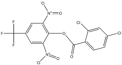 2,6-dinitro-4-(trifluoromethyl)phenyl 2,4-dichlorobenzoate Structure