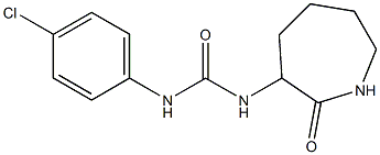 N-(4-chlorophenyl)-N'-(2-oxoazepan-3-yl)urea