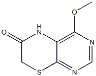 4-methoxy-5H-pyrimido[4,5-b][1,4]thiazin-6(7H)-one 结构式