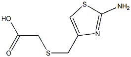 {[(2-amino-1,3-thiazol-4-yl)methyl]thio}acetic acid|