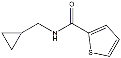 N2-cyclopropylmethylthiophene-2-carboxamide,,结构式