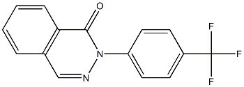 2-[4-(trifluoromethyl)phenyl]-1(2H)-phthalazinone 结构式