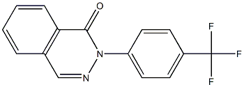 2-[4-(trifluoromethyl)phenyl]-1(2H)-phthalazinone,,结构式