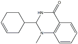 2-cyclohex-3-enyl-1-methyl-1,2,3,4-tetrahydroquinazolin-4-one|