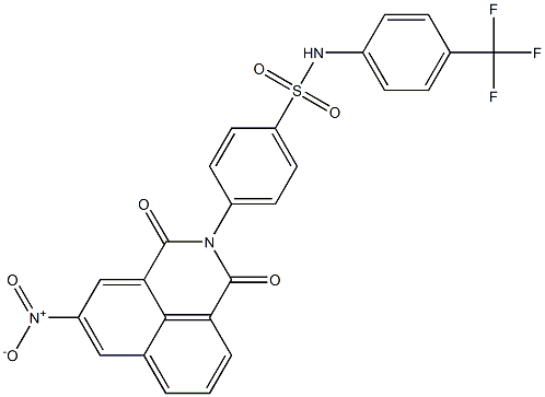 N1-[4-(trifluoromethyl)phenyl]-4-(5-nitro-1,3-dioxo-2,3-dihydro-1H-benzo[de]isoquinolin-2-yl)benzene-1-sulfonamide