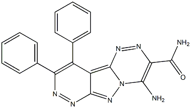4-amino-9,10-diphenylpyridazino[3',4':3,4]pyrazolo[5,1-c][1,2,4]triazine-3-carboxamide|